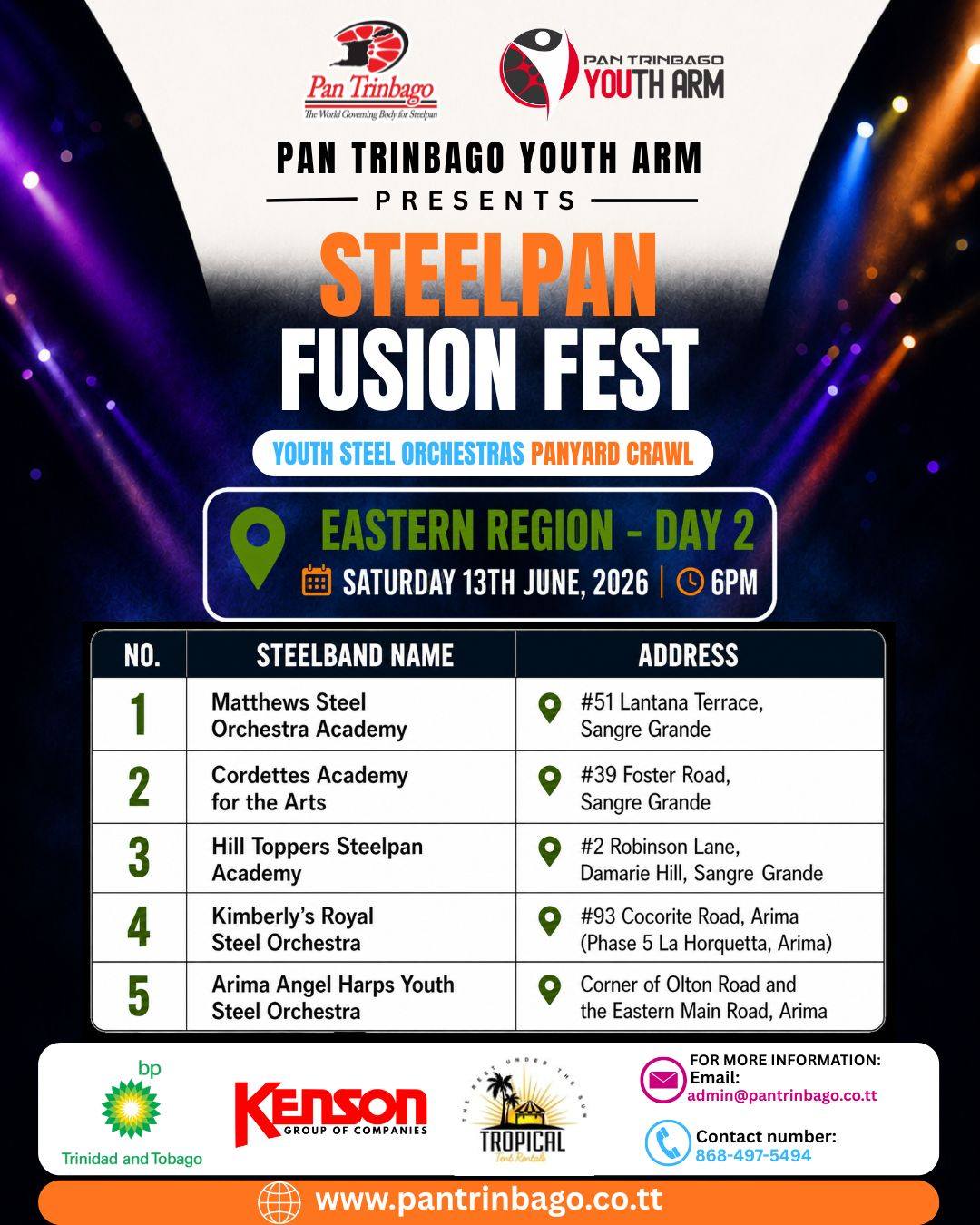 STEELPAN FUSION FEST PANYARD CRAWL