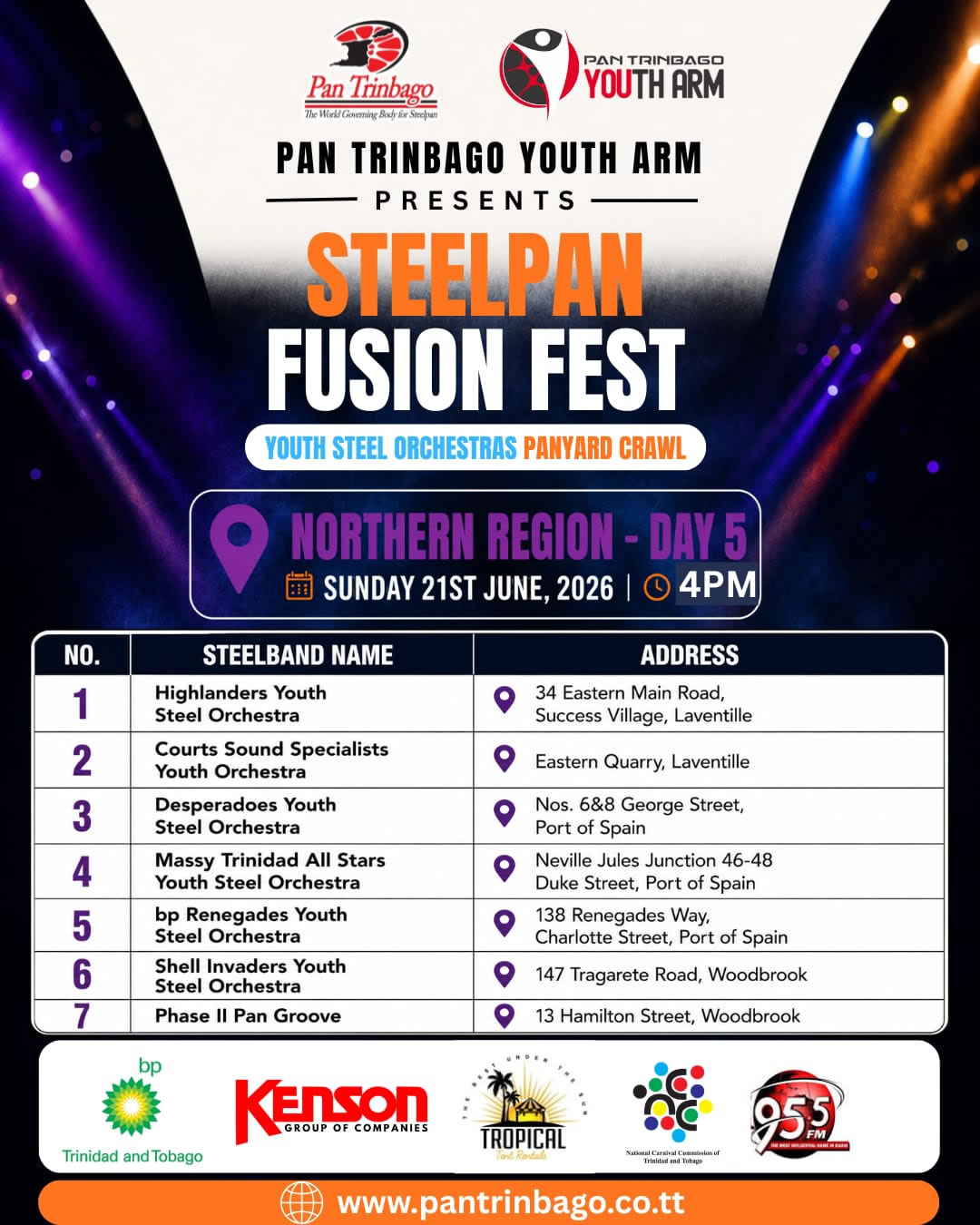 STEELPAN FUSION FEST PANYARD CRAWL
