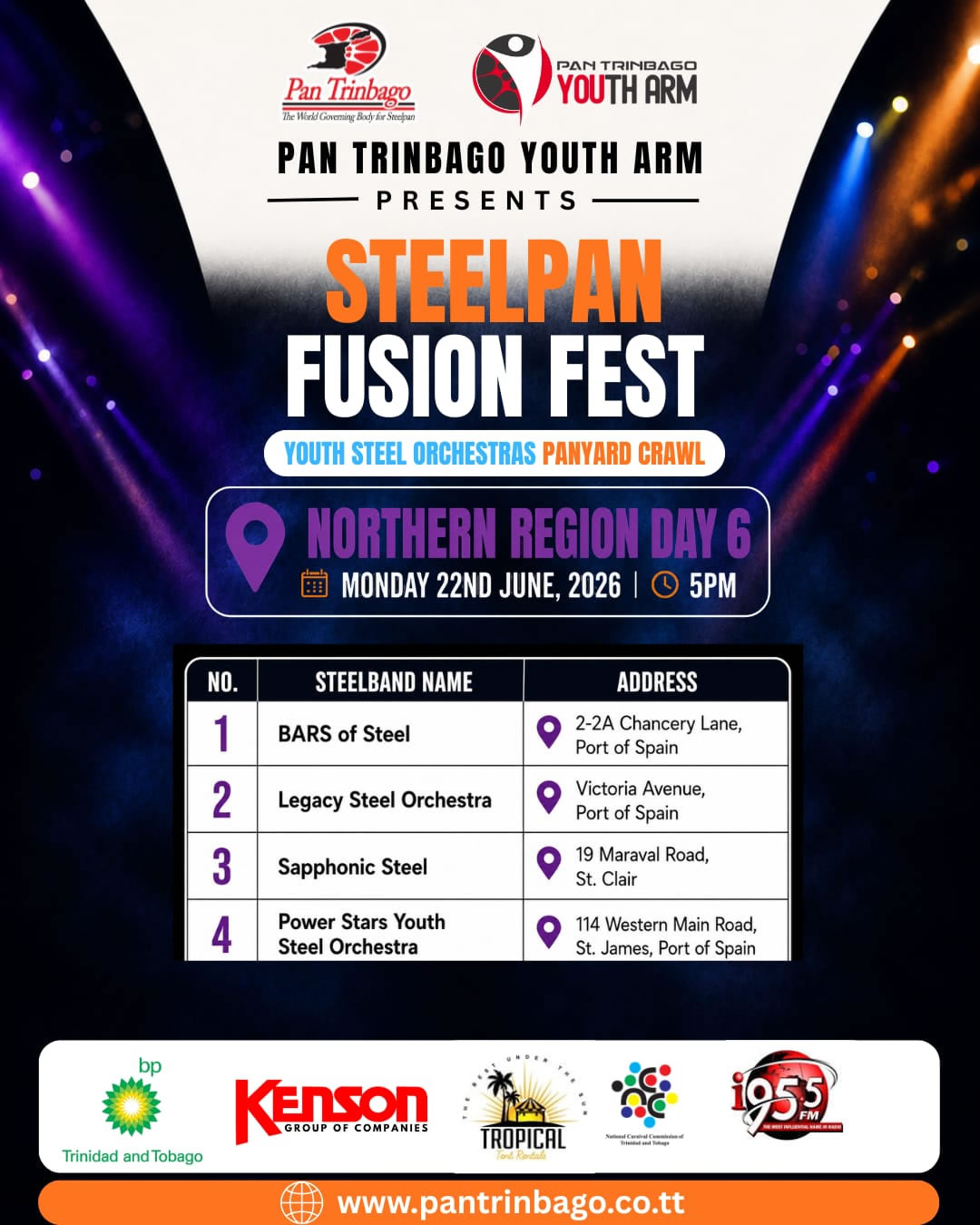 STEELPAN FUSION FEST PANYARD CRAWL